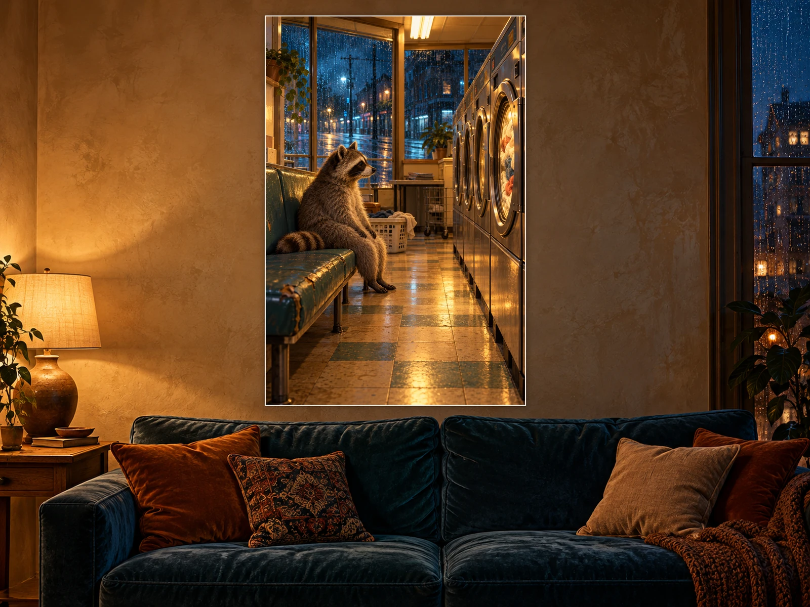 The Last Load unframed poster displayed in a living room